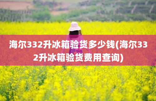 海尔332升冰箱验货多少钱(海尔332升冰箱验货费用查询)