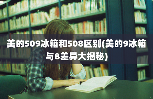 美的509冰箱和508区别(美的9冰箱与8差异大揭秘)