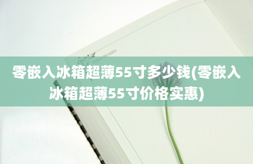 零嵌入冰箱超薄55寸多少钱(零嵌入冰箱超薄55寸价格实惠)