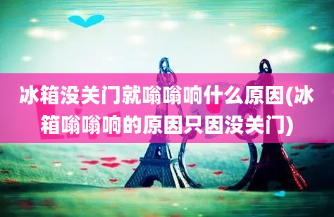 冰箱没关门就嗡嗡响什么原因(冰箱嗡嗡响的原因只因没关门)