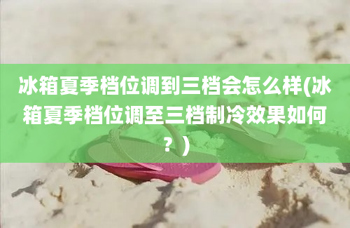 冰箱夏季档位调到三档会怎么样(冰箱夏季档位调至三档制冷效果如何？)