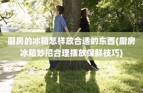 厨房的冰箱怎样放合适的东西(厨房冰箱妙招合理摆放保鲜技巧)