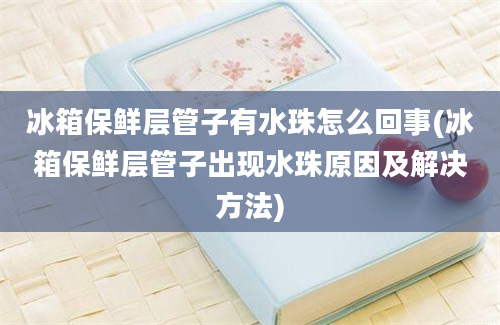 冰箱保鲜层管子有水珠怎么回事(冰箱保鲜层管子出现水珠原因及解决方法)