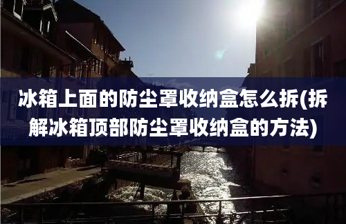 冰箱上面的防尘罩收纳盒怎么拆(拆解冰箱顶部防尘罩收纳盒的方法)