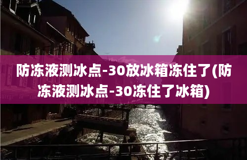 防冻液测冰点-30放冰箱冻住了(防冻液测冰点-30冻住了冰箱)