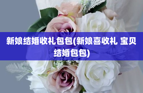 新娘结婚收礼包包(新娘喜收礼 宝贝结婚包包)