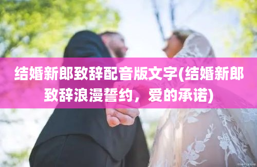 结婚新郎致辞配音版文字(结婚新郎致辞浪漫誓约，爱的承诺)