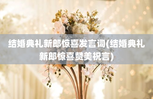 结婚典礼新郎惊喜发言词(结婚典礼新郎惊喜赞美祝言)