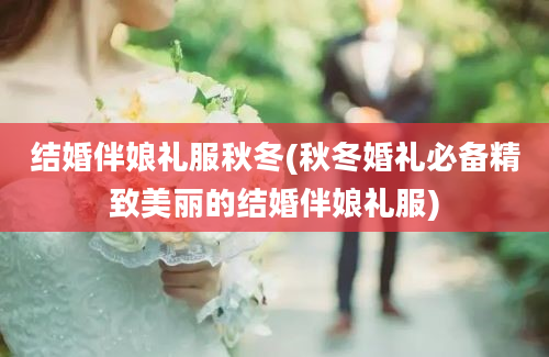 结婚伴娘礼服秋冬(秋冬婚礼必备精致美丽的结婚伴娘礼服)