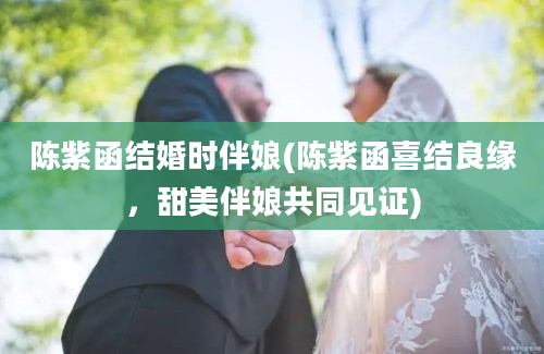 陈紫函结婚时伴娘(陈紫函喜结良缘，甜美伴娘共同见证)