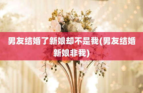 男友结婚了新娘却不是我(男友结婚新娘非我)