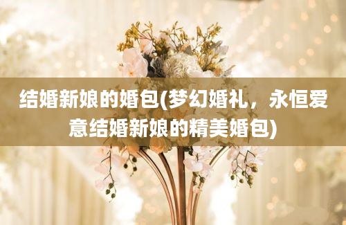 结婚新娘的婚包(梦幻婚礼，永恒爱意结婚新娘的精美婚包)