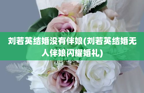 刘若英结婚没有伴娘(刘若英结婚无人伴娘闪耀婚礼)