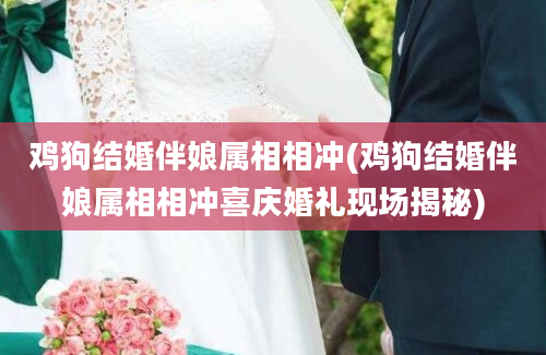 鸡狗结婚伴娘属相相冲(鸡狗结婚伴娘属相相冲喜庆婚礼现场揭秘)