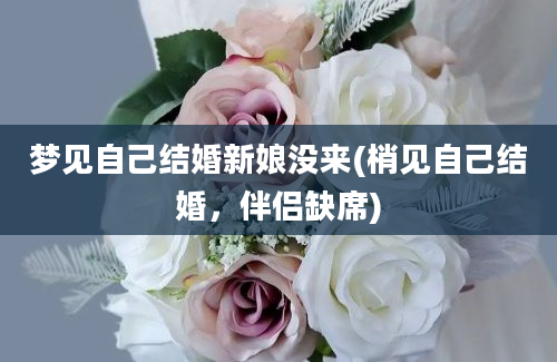 梦见自己结婚新娘没来(梢见自己结婚，伴侣缺席)