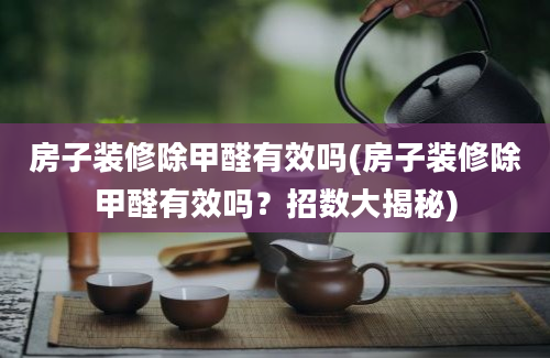 房子装修除甲醛有效吗(房子装修除甲醛有效吗？招数大揭秘)