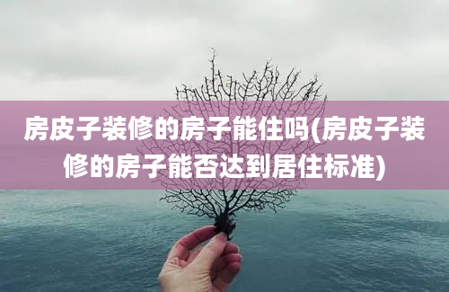 房皮子装修的房子能住吗(房皮子装修的房子能否达到居住标准)