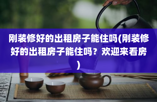 刚装修好的出租房子能住吗(刚装修好的出租房子能住吗？欢迎来看房)