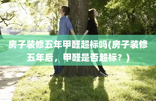 房子装修五年甲醛超标吗(房子装修五年后，甲醛是否超标？)