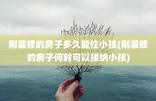 刚装修的房子多久能住小孩(刚装修的房子何时可以接纳小孩)