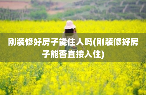 刚装修好房子能住人吗(刚装修好房子能否直接入住)