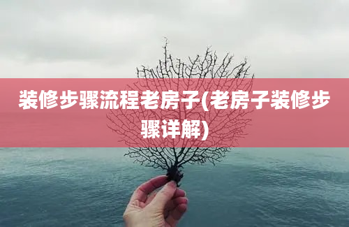 装修步骤流程老房子(老房子装修步骤详解)