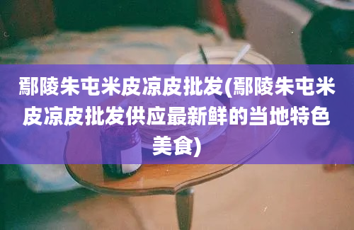 鄢陵朱屯米皮凉皮批发(鄢陵朱屯米皮凉皮批发供应最新鲜的当地特色美食)