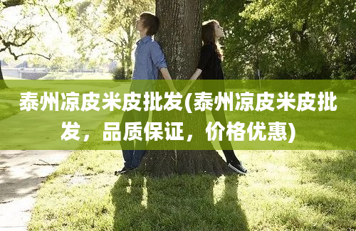 泰州凉皮米皮批发(泰州凉皮米皮批发，品质保证，价格优惠)