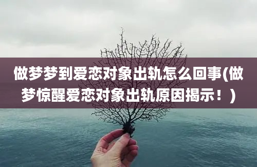 做梦梦到爱恋对象出轨怎么回事(做梦惊醒爱恋对象出轨原因揭示！)