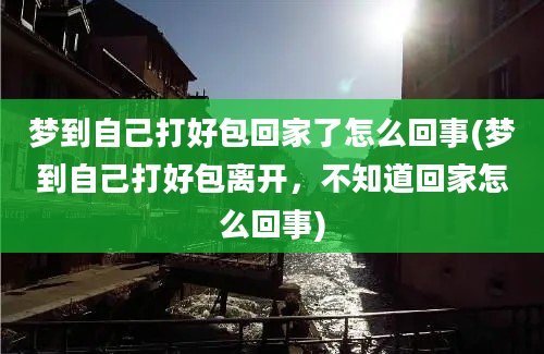 梦到自己打好包回家了怎么回事(梦到自己打好包离开，不知道回家怎么回事)