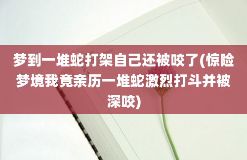 梦到一堆蛇打架自己还被咬了(惊险梦境我竟亲历一堆蛇激烈打斗并被深咬)