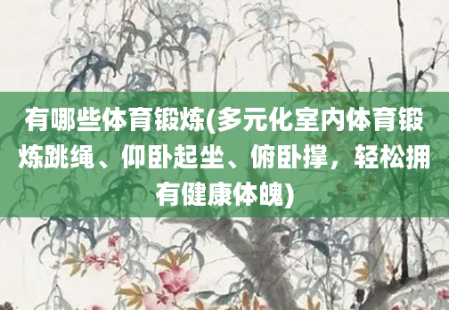 有哪些体育锻炼(多元化室内体育锻炼跳绳、仰卧起坐、俯卧撑，轻松拥有健康体魄)