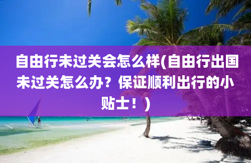 自由行未过关会怎么样(自由行出国未过关怎么办？保证顺利出行的小贴士！)