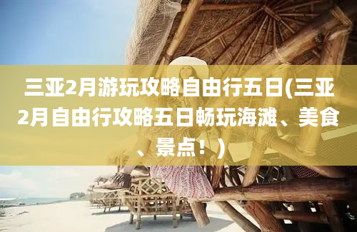 三亚2月游玩攻略自由行五日(三亚2月自由行攻略五日畅玩海滩、美食、景点！)