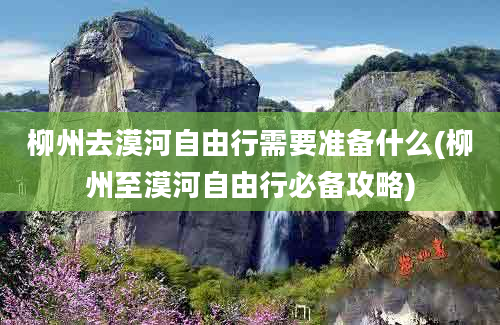 柳州去漠河自由行需要准备什么(柳州至漠河自由行必备攻略)