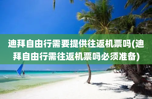 迪拜自由行需要提供往返机票吗(迪拜自由行需往返机票吗必须准备)