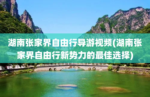 湖南张家界自由行导游视频(湖南张家界自由行新势力的最佳选择)