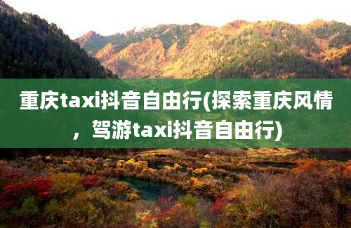 重庆taxi抖音自由行(探索重庆风情，驾游taxi抖音自由行)