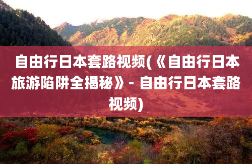 自由行日本套路视频(《自由行日本旅游陷阱全揭秘》- 自由行日本套路视频)