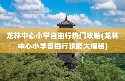 龙林中心小学自由行热门攻略(龙林中心小学自由行攻略大揭秘)