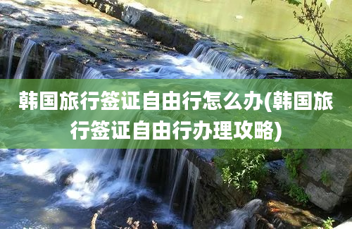 韩国旅行签证自由行怎么办(韩国旅行签证自由行办理攻略)