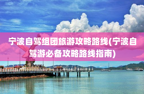 宁波自驾组团旅游攻略路线(宁波自驾游必备攻略路线指南)