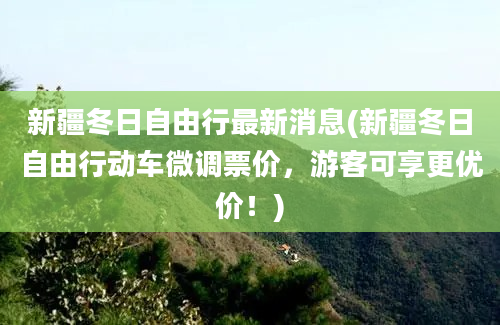 新疆冬日自由行最新消息(新疆冬日自由行动车微调票价，游客可享更优价！)