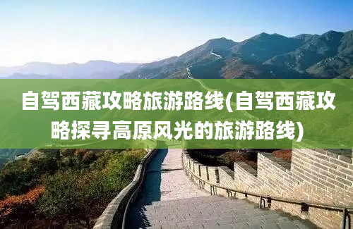 自驾西藏攻略旅游路线(自驾西藏攻略探寻高原风光的旅游路线)