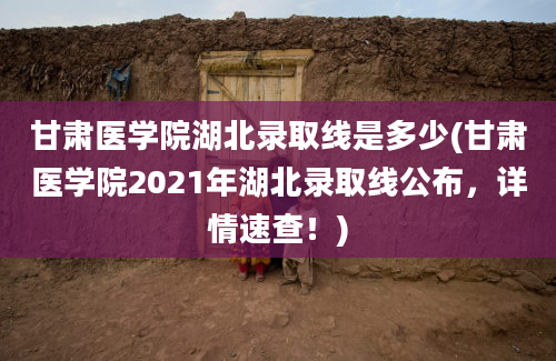 甘肃医学院湖北录取线是多少(甘肃医学院2021年湖北录取线公布，详情速查！)