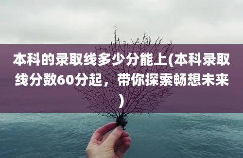 本科的录取线多少分能上(本科录取线分数60分起，带你探索畅想未来)