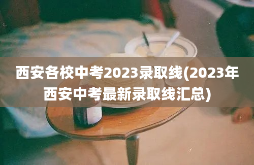 西安各校中考2023录取线(2023年西安中考最新录取线汇总)