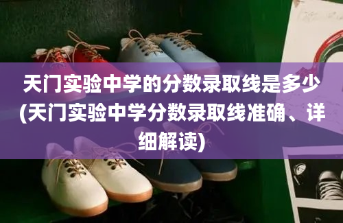 天门实验中学的分数录取线是多少(天门实验中学分数录取线准确、详细解读)