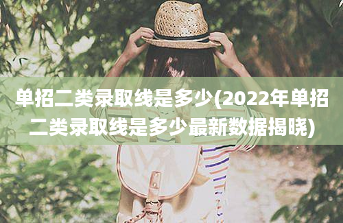 单招二类录取线是多少(2022年单招二类录取线是多少最新数据揭晓)