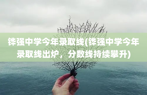 铧强中学今年录取线(铧强中学今年录取线出炉，分数线持续攀升)